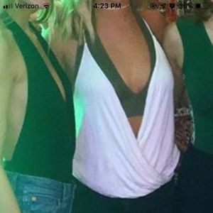 Urban Outfitters silence + noise surplice top